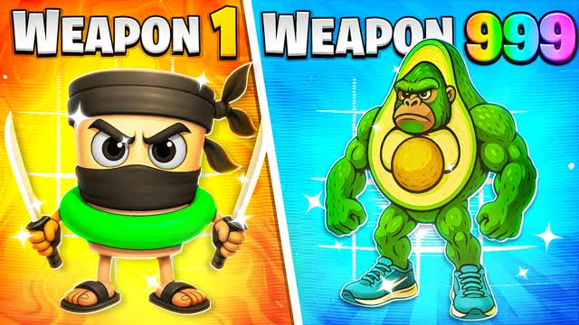 🤪 MEME GUN GAME 🔫 TROPICAL ONE SHOT