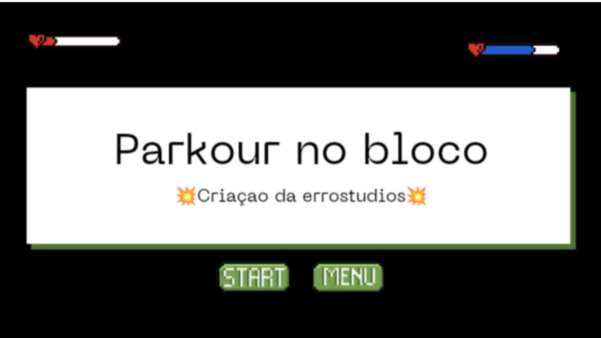 parkur no bloco