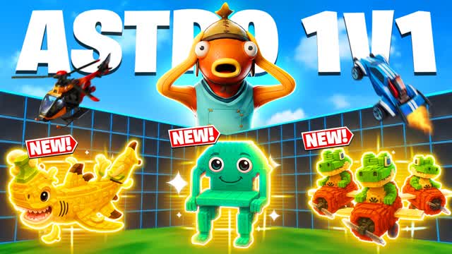 ASTRO 1V1 FFA - ALL GUNS & VEHICLES