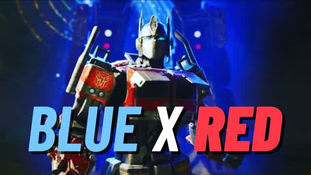 TRANSFORMERS ISLAND RED VS BLUE