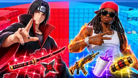 ANIME VS RAPPERS RED VS BLUE 🔴🔵 RVB