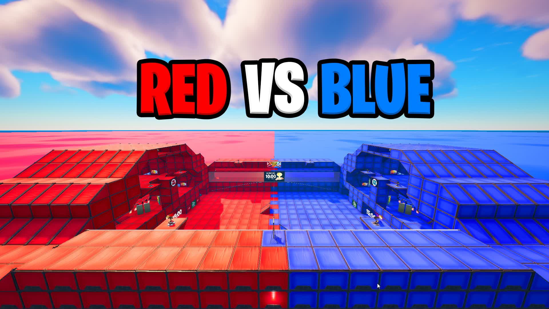 🔴 RED VS BLUE LIVE EVENT 🔵 589678224533 by bannedzerg Fortnite