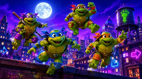 TMNT ⭐  SUPER HERO OPEN WORLD PVP 🏆 FFA
