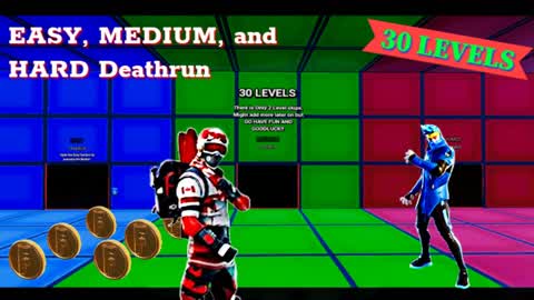 Medium Difficulty Level Easy, Medium, and Hard Levels Deathrun — FN Maps Stats