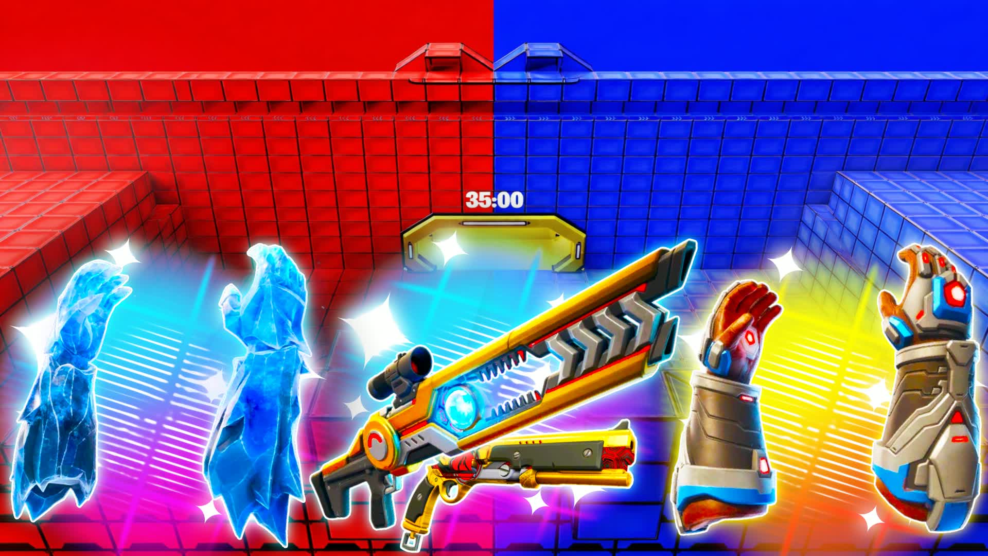 赤 vs 青 カオス