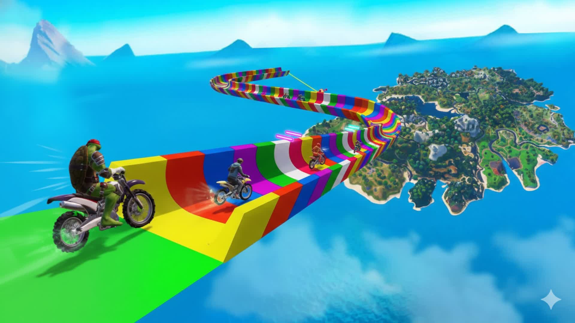 TMNT - MEGA RAMP ALL VEHICLES