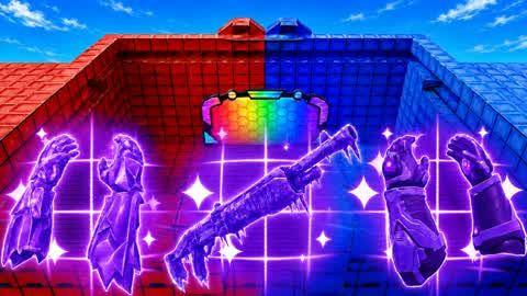 BLUE VS RED 1V1 ALL GUNS AURA