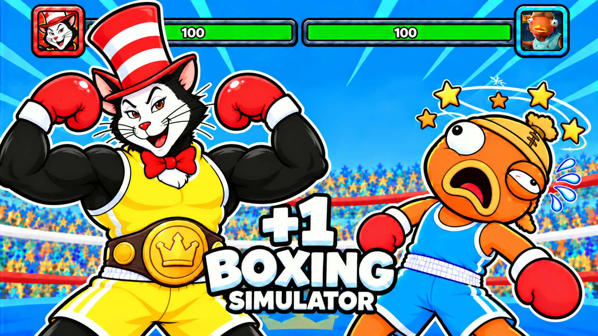 +1 BOXING SIMULATOR 🥊 - Fortnite island 4388-4237-1339 by DojoMaps