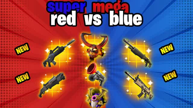 SUPER MEGA RED VS BLUE🔥🔥🔥