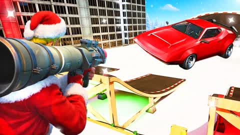 ❄️ HOLIDAY ROCKETS VS CARS