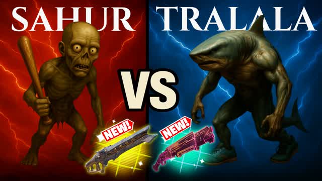 TRALALERO VS TUNG đ§  RED VS BLUE đŽđ”