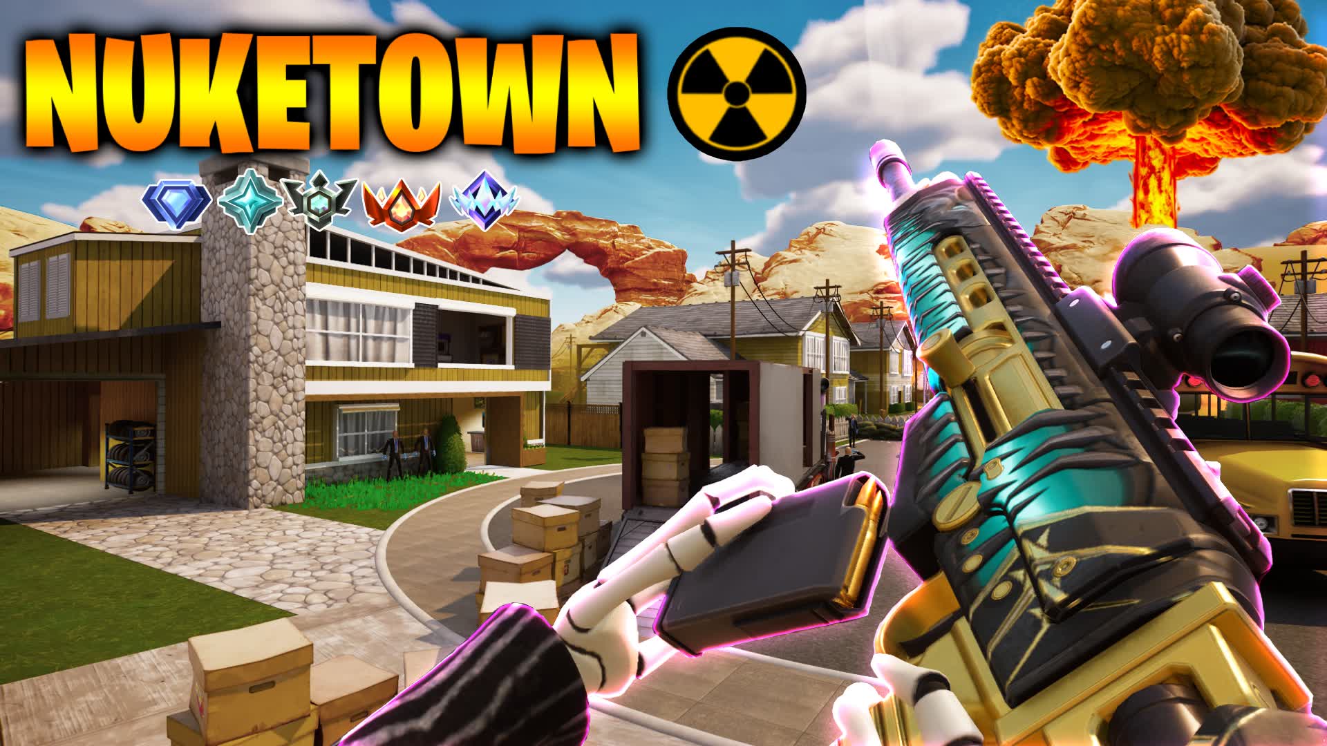 Nuketown - Gun Game 🔫 7488-2420-9967 by ander-usina - Fortnite Creative