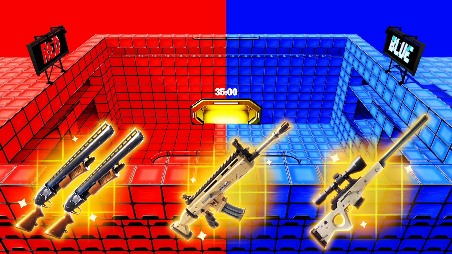 Red vs Blue - elimination game