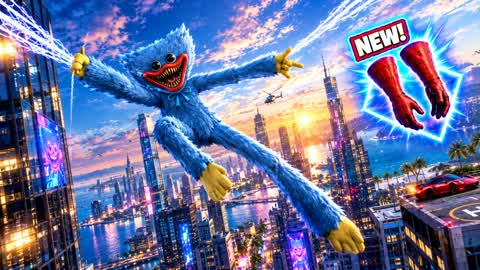 SPIDERS CITY FLY CUTE GUN GAME NEW!
