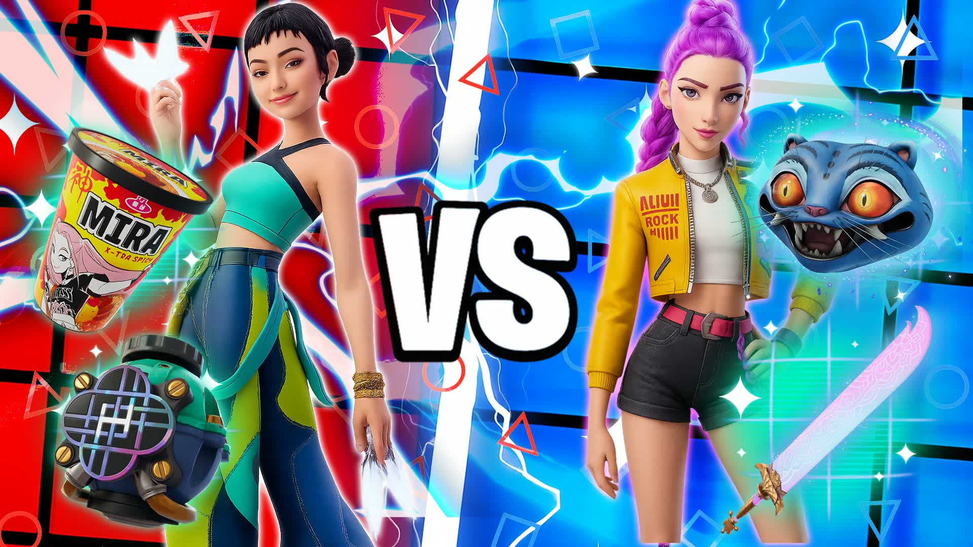 RED VS BLUE 🔴🔵 KPOP DEMONS