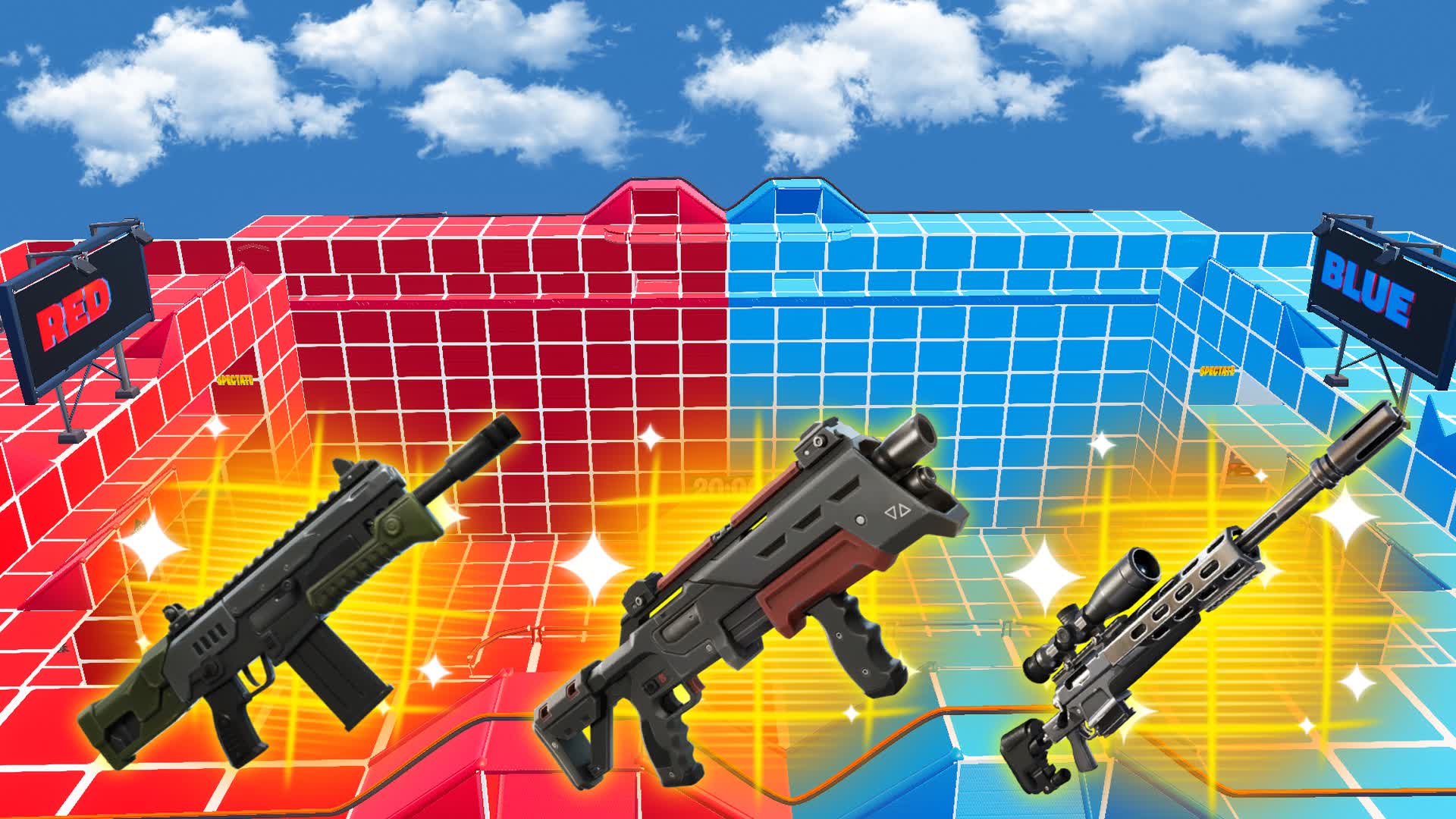 SKY VS GHOST RED VS BLUE ๐ต๐ด