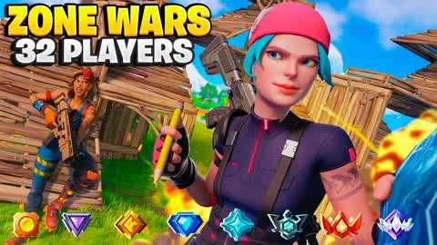 32 Players Ranked Zone Wars [FRXZY] 🏆