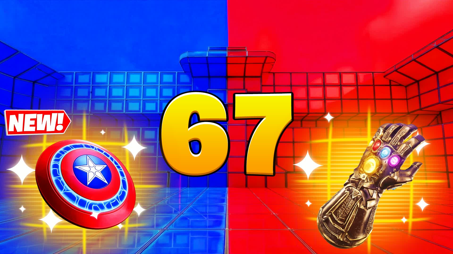 エクストリームMEGAファッションレッド対ブルー 🔴🔵