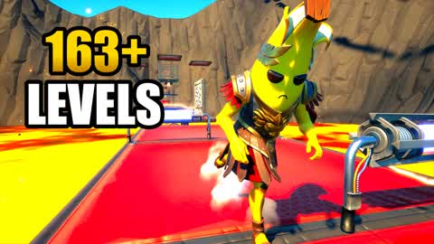🏝️ LAVA OBBY 163+ LEVEL PARKOUR!