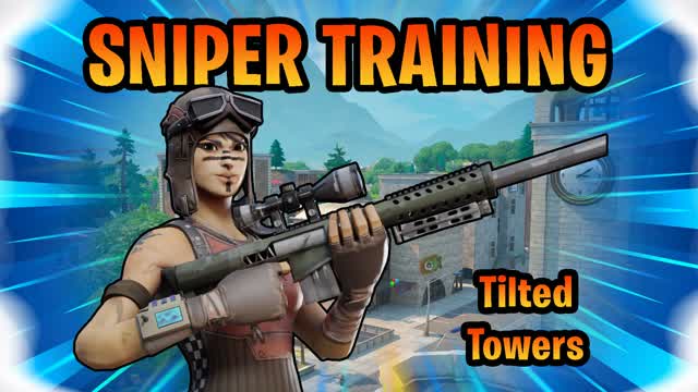 🎯 Sniper Training at Tilted Towers 🏙️