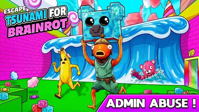 ESCAPE TSUNAMI FOR THE BRAINROTS 7113-0641-3989 by gako - Fortnite