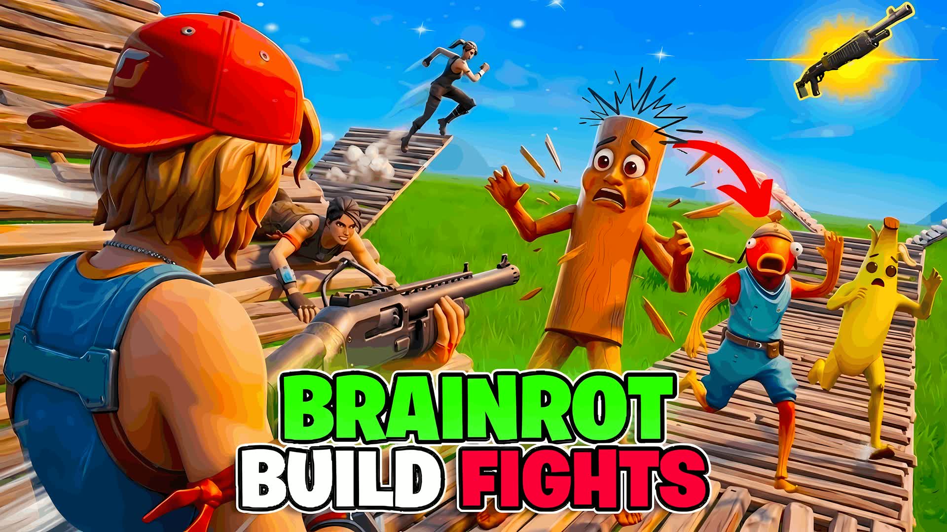 BRAINROT Build Fights FFA (200 Pumps)