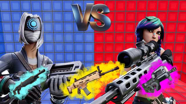 RED 🔴 VS BLUE 🔵 - RANDOM PERKS 🚀