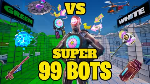 Súper Green VS White 2 ⚪️🟢 99 bots