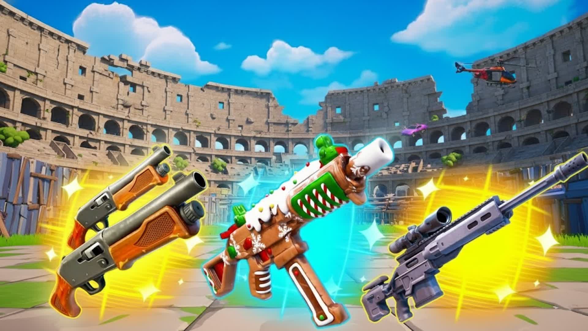TILTED GUN GAME COLISEUM WITH EVERY GUN