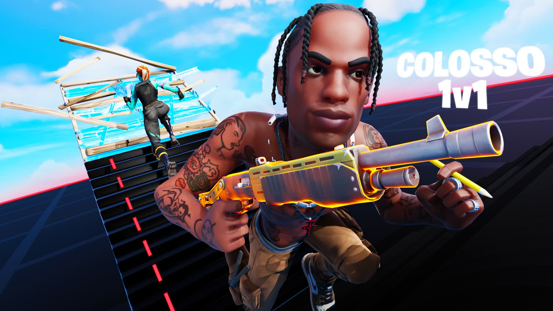 COLOSSO 1V1 BUILD FIGHTS