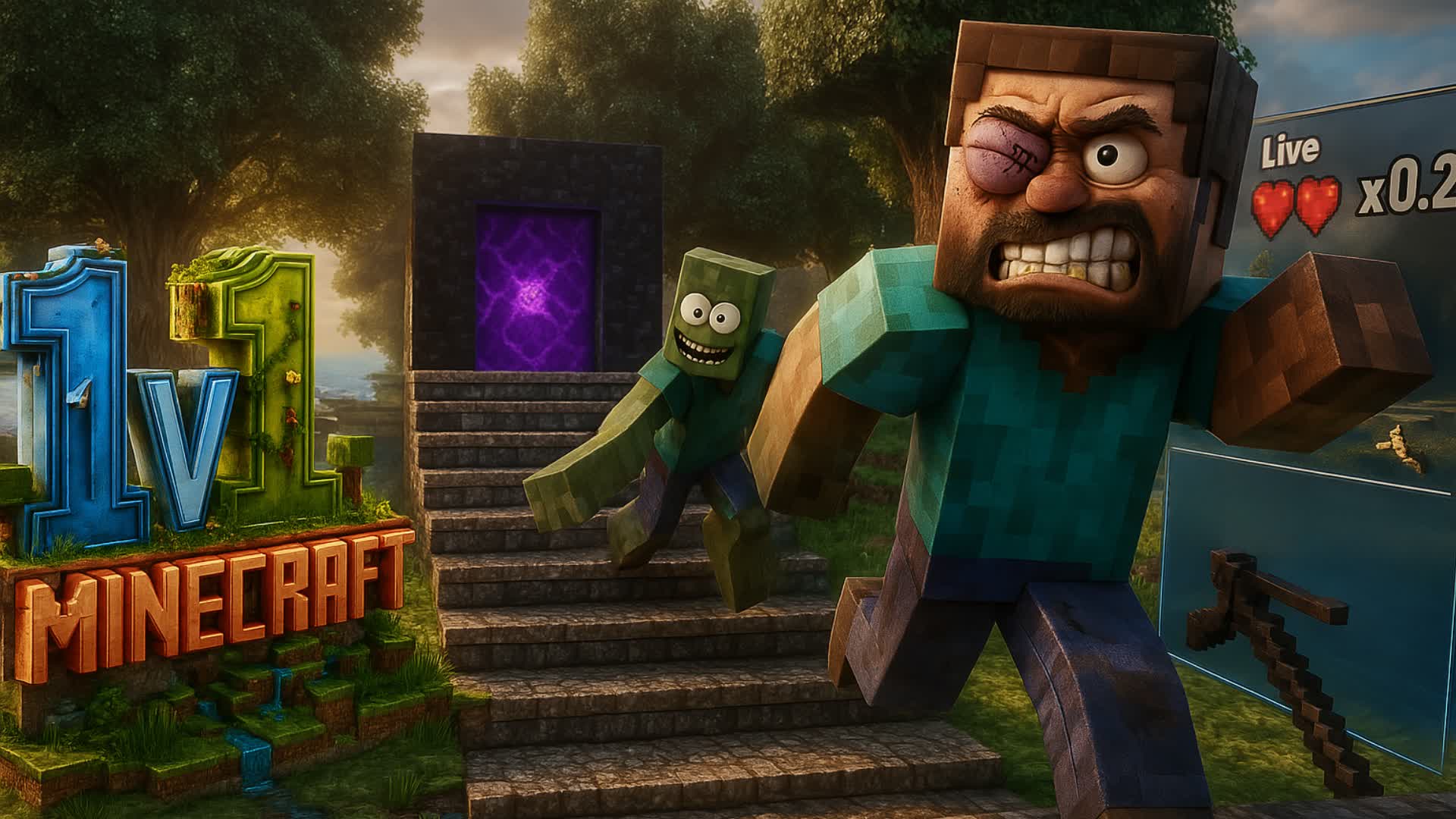 1v1 MINECRAFT WORLD💥LK