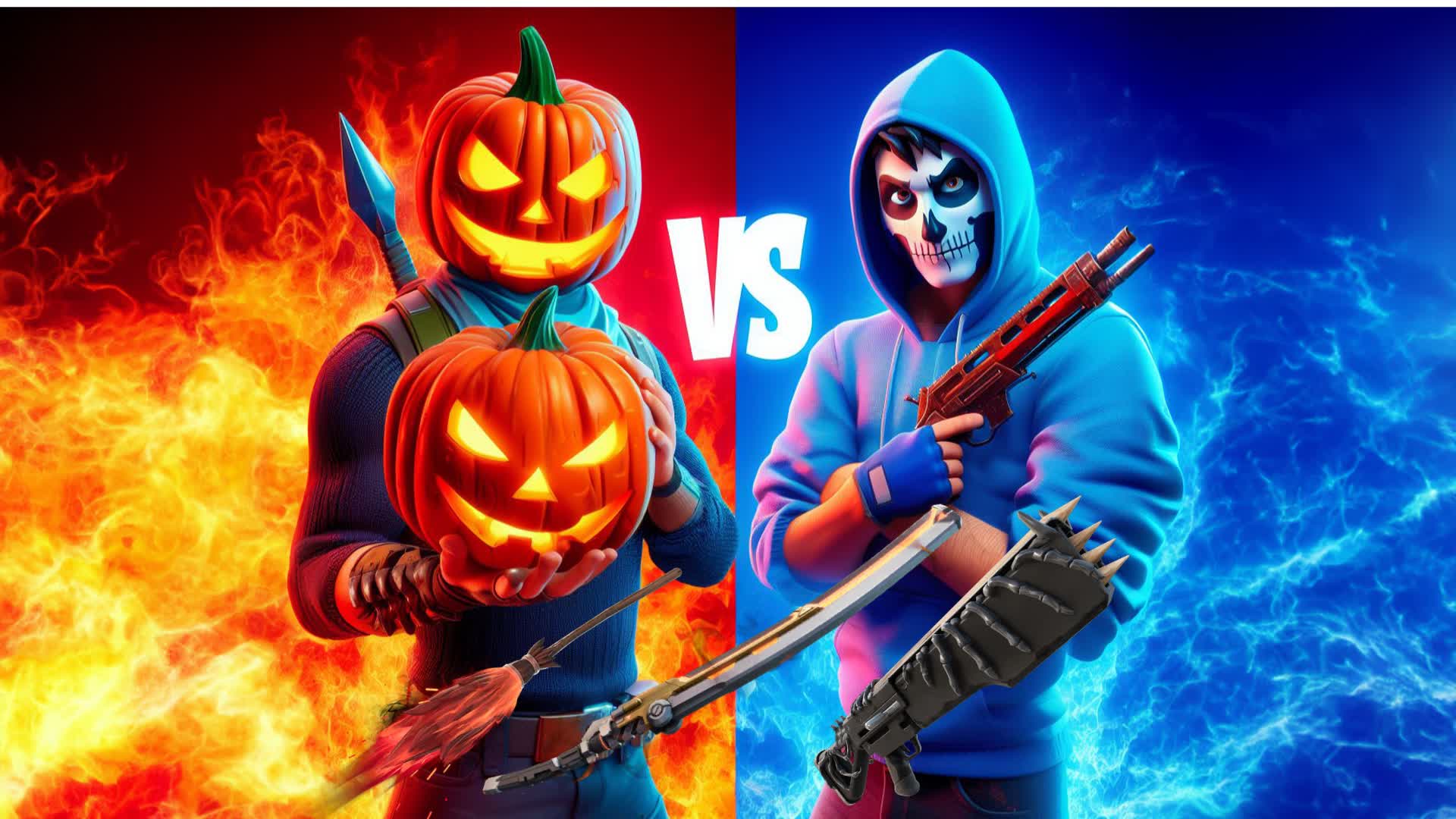 ๐HALLOWEEN ๐ดRED VS BLUE๐ต๐