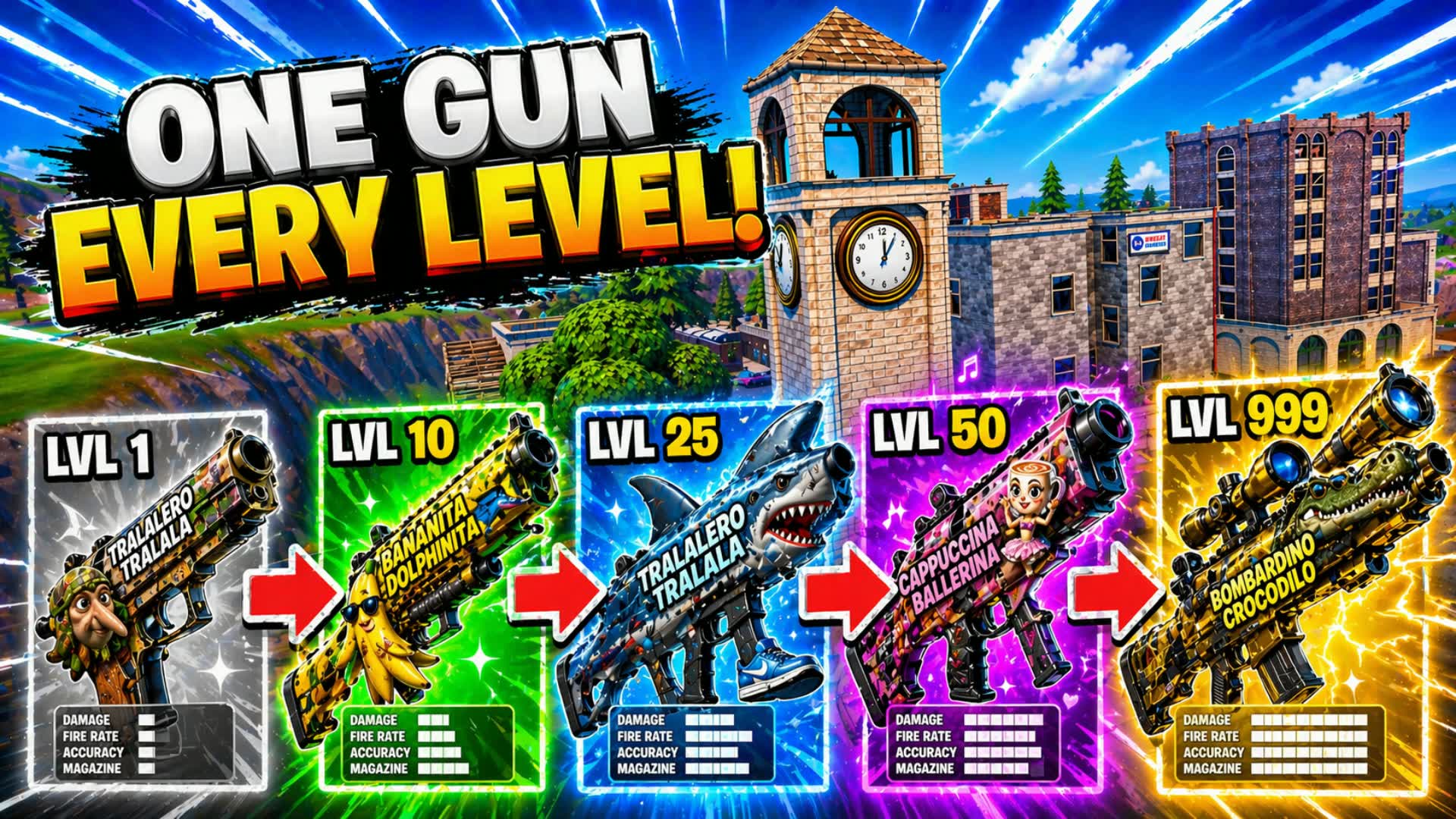 ガンゲームブレインロット 🎯ワンショット🎯オーラ67