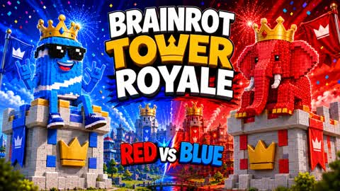 BRAINROT TOWER ROYALE 🔴🔵