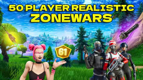 50 PLAYER REALISTIC ZONE WARS [TRIO]