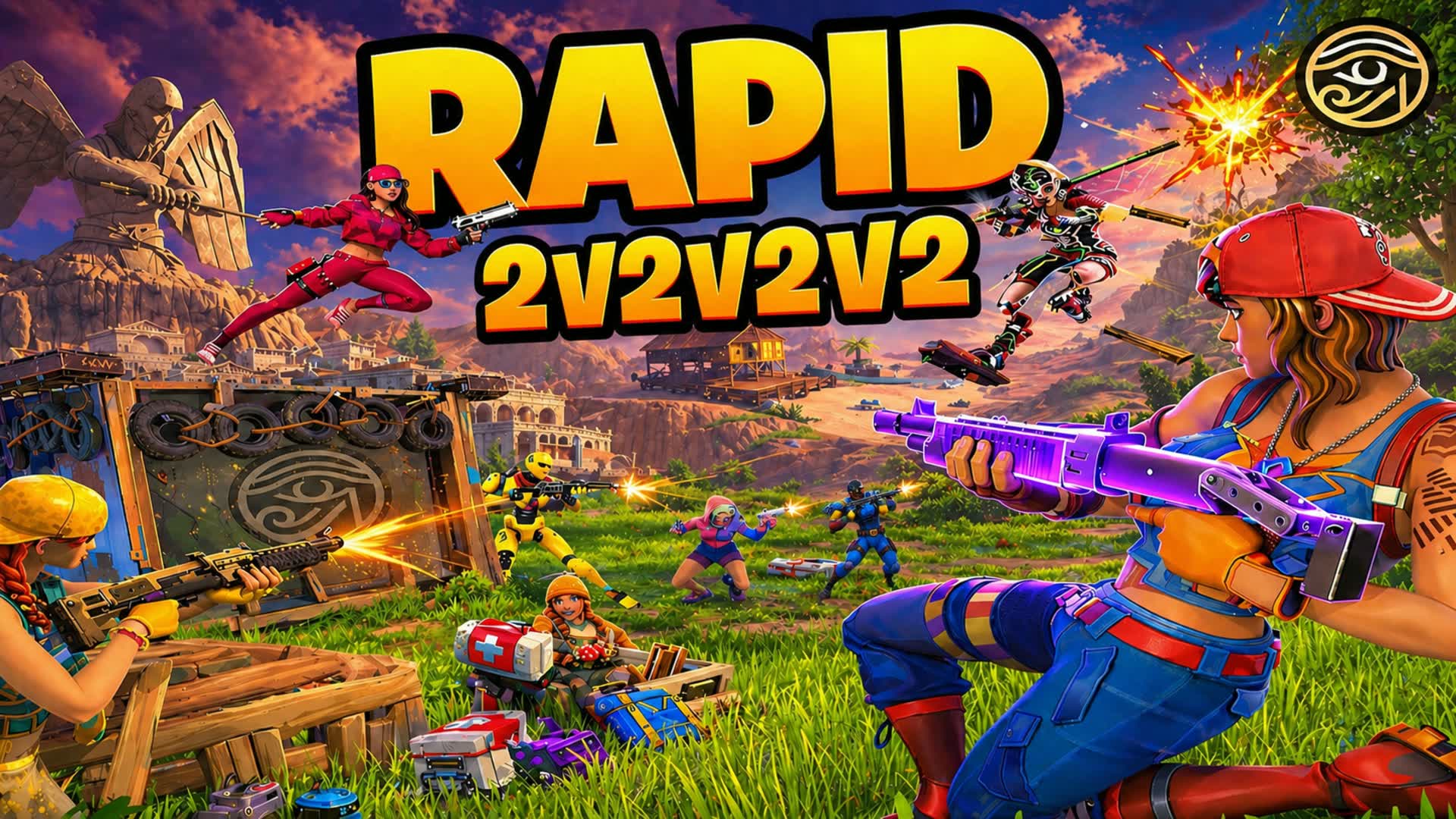 SUPER 2v2v2v2 ZERO BUILD