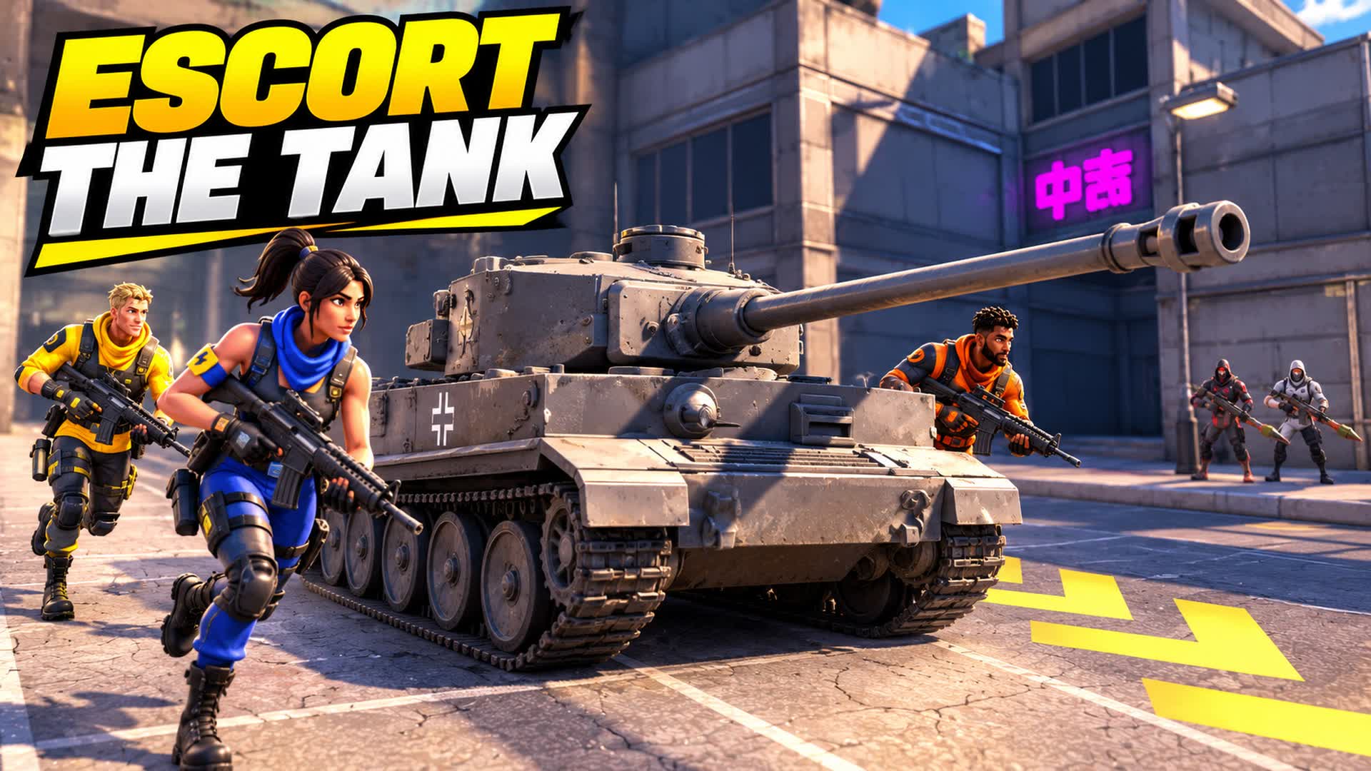 Escort The Tank - Fortnite island 8044-6397-4885 by BriNiS BiG BoSS