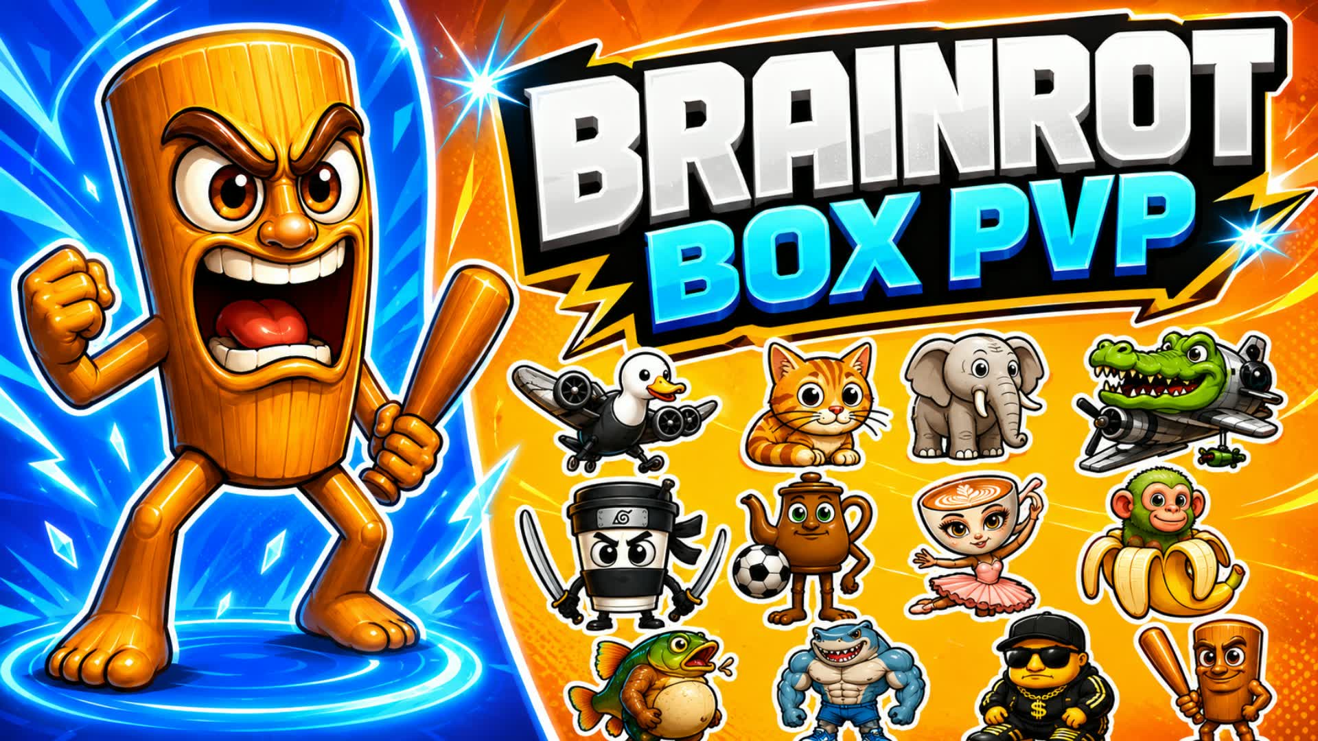 Brainrot Box PvP FFA 1v1v1