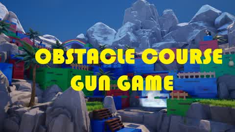 Gun Game Bricks Obstacle Course