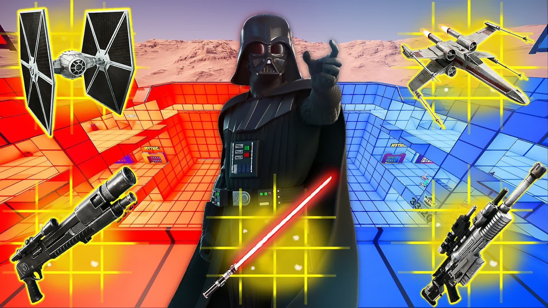 SUPER STARWARS RED VS BLUE 🔴🔵