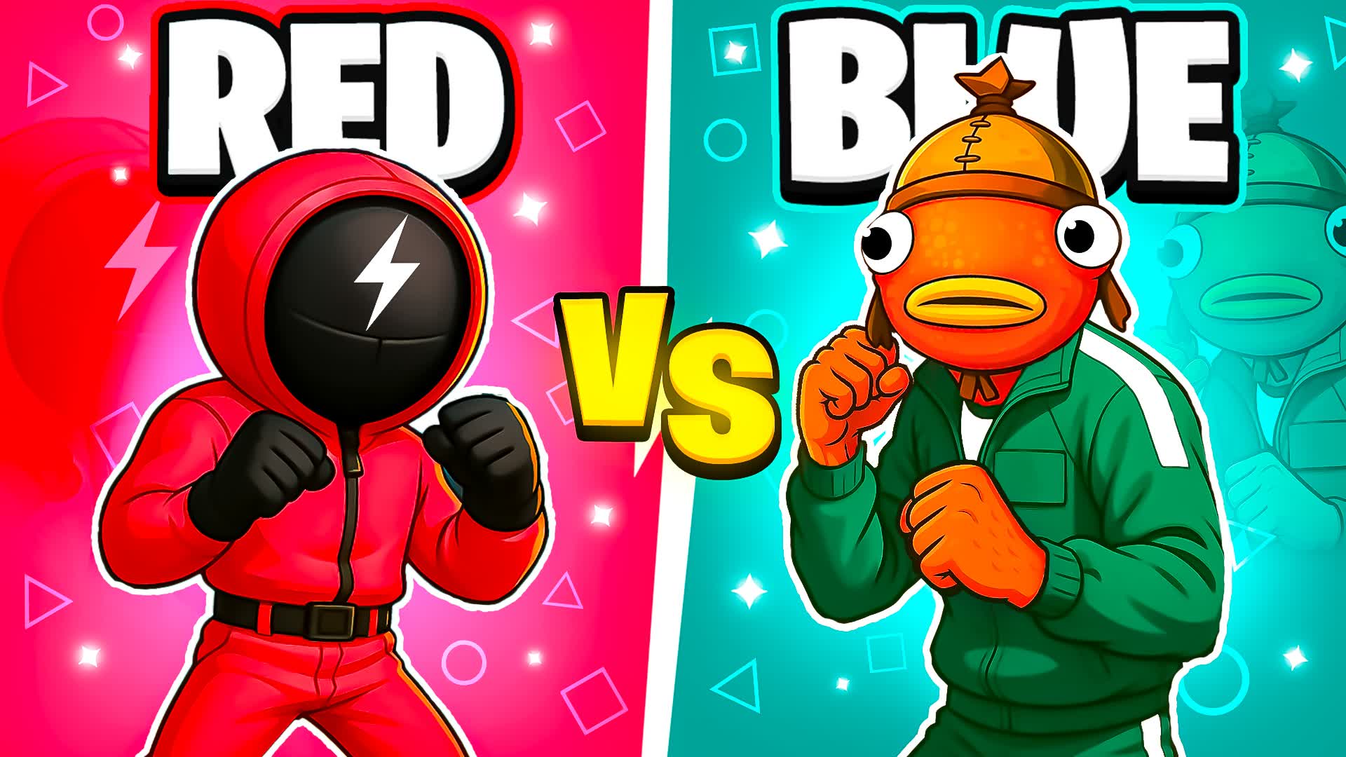 OCTO GAME 🐙 - RED VS BLUE🔴🔵