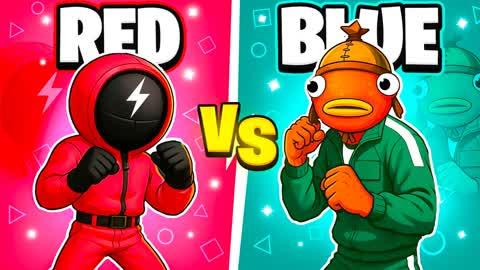 OCTO GAME 🐙 - RED VS BLUE🔴🔵