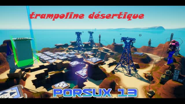 Trampoline désertique