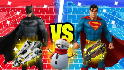 HEROES RED VS BLUE🔴🔵Superman VS Batman