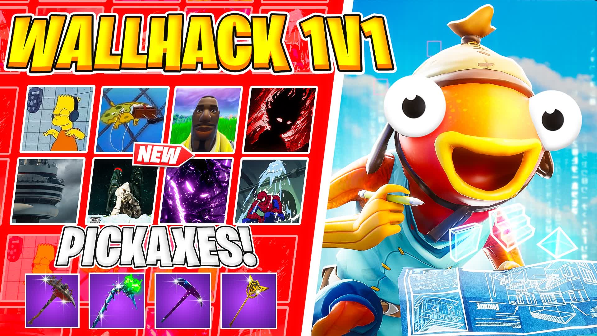🎵 WALLHACK 1V1 🎯 [100+ SONGS] [MUSIC]