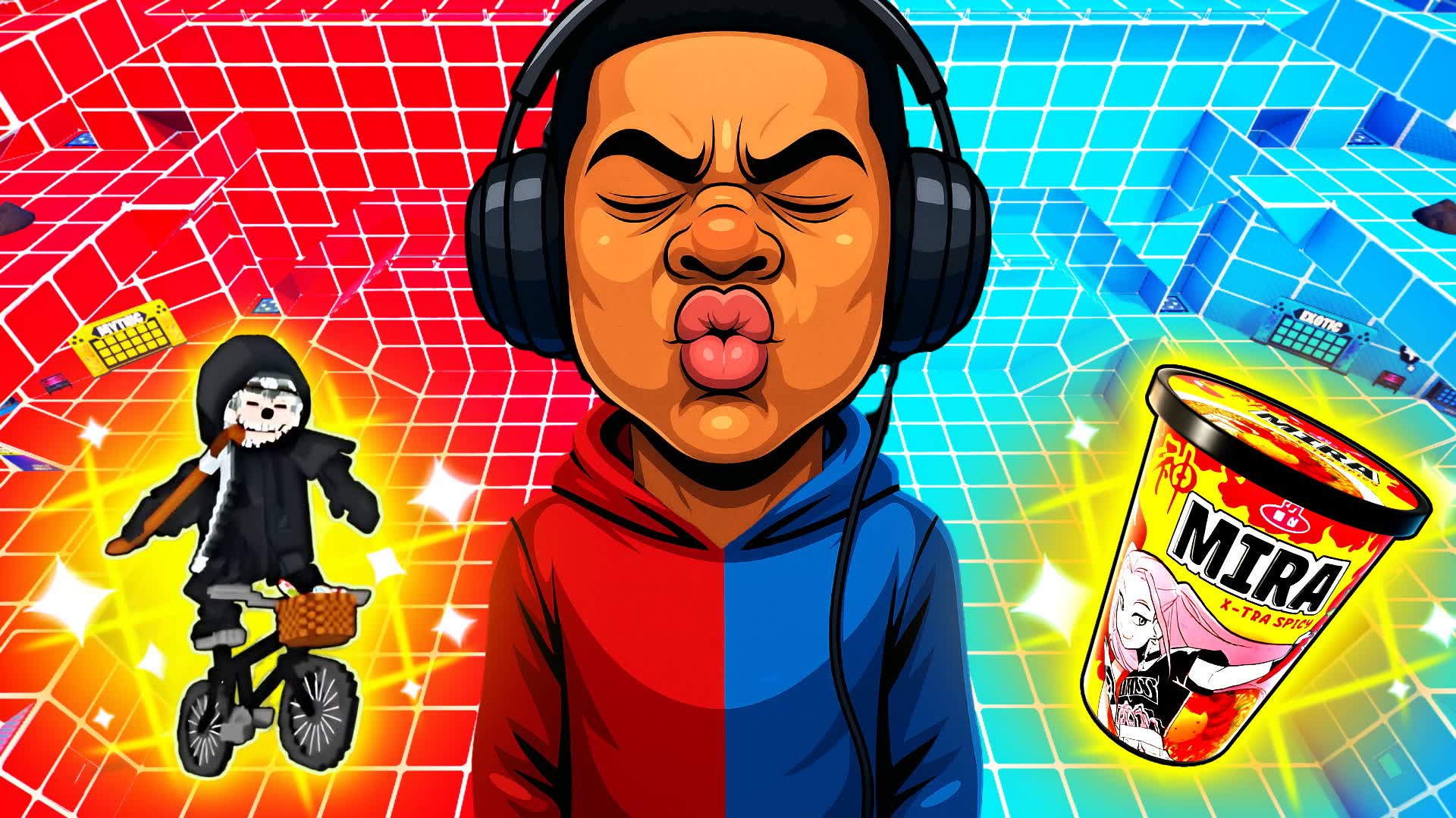 CRAZY RED VS BLUE 🔴🔵 NEW