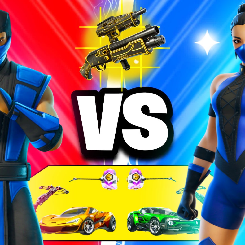 SUB-ZERO VS KITANA RED VS BLUE 🔴🔵 9300-1048-3016 by