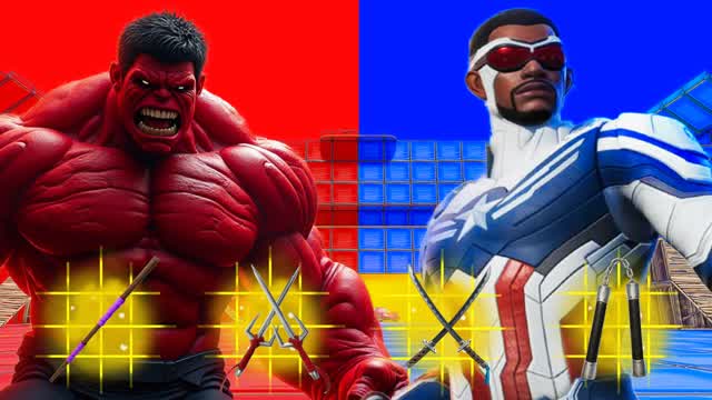 Capture 1 – TMNT RED HULK VS CAPTAIN AMERICA🔴🔵