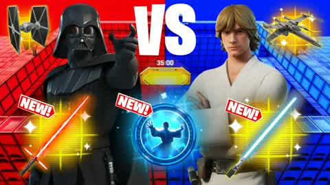 EMPIRE VS REBELS - RED VS BLUE STAR WARS