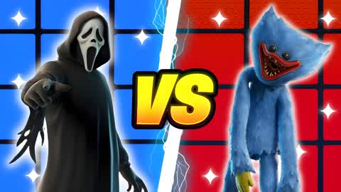 red vs blue 🔴🔵 spooky halloween fight